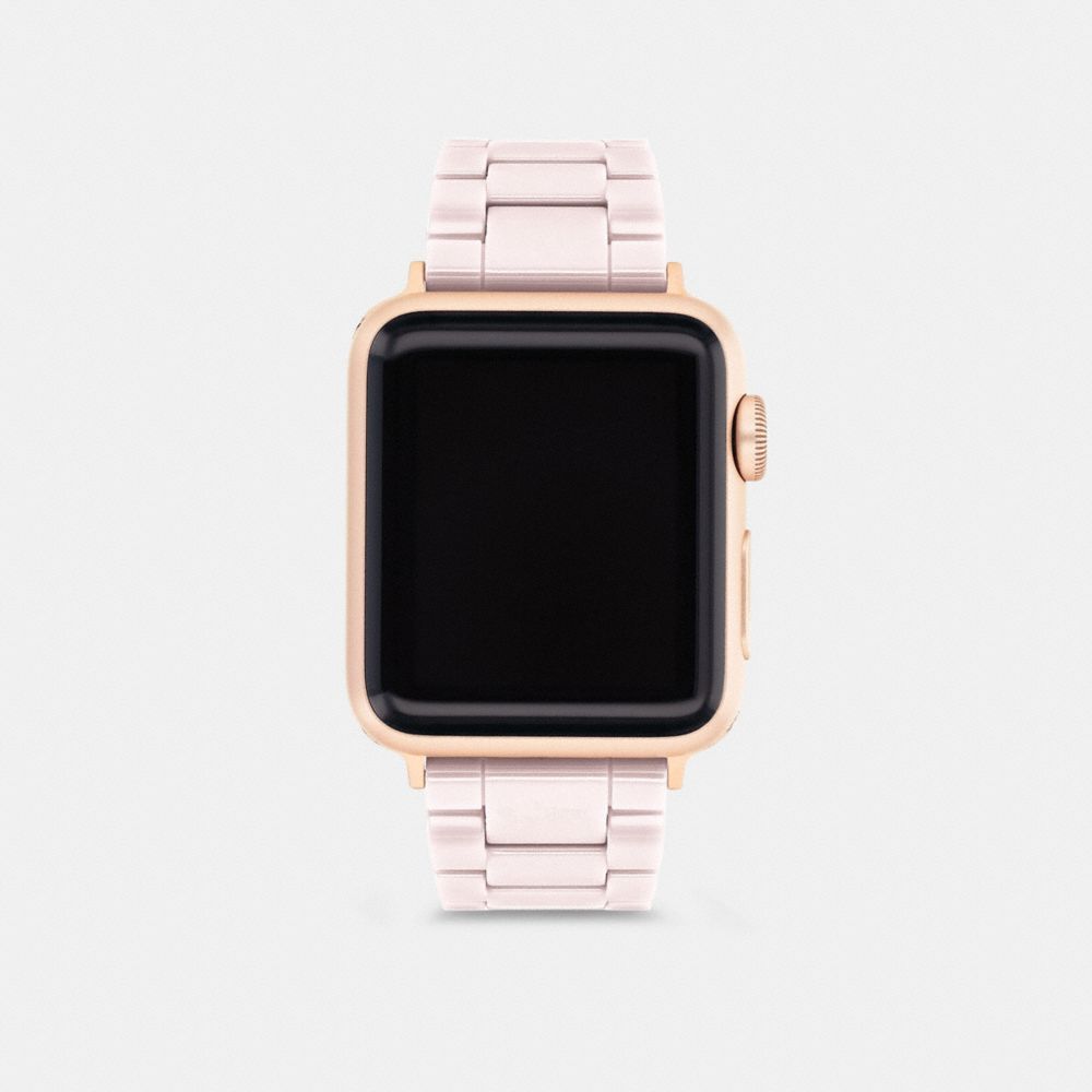 COACH CA976 Apple Watch® Strap, 38 Mm And 40 Mm Blush.