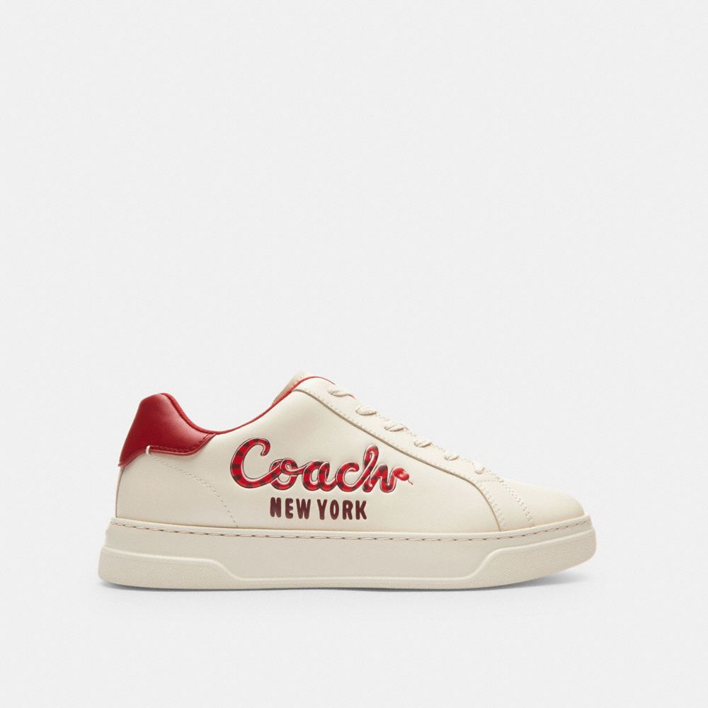 NEW YEAR HIGHLINE SNEAKER WITH COACH SNAKE SCRIPT