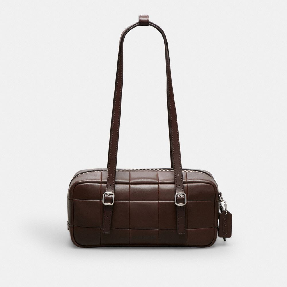 COACH CAE88 Alter/Ego Satchel Bag In Checkerboard Upcrafted Leather Maple