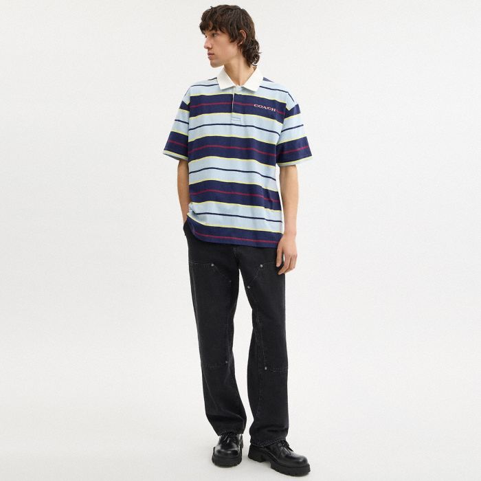 RELAXED STRIPED POLO