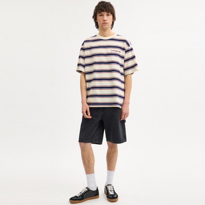 RELAXED STRIPED T-SHIRT