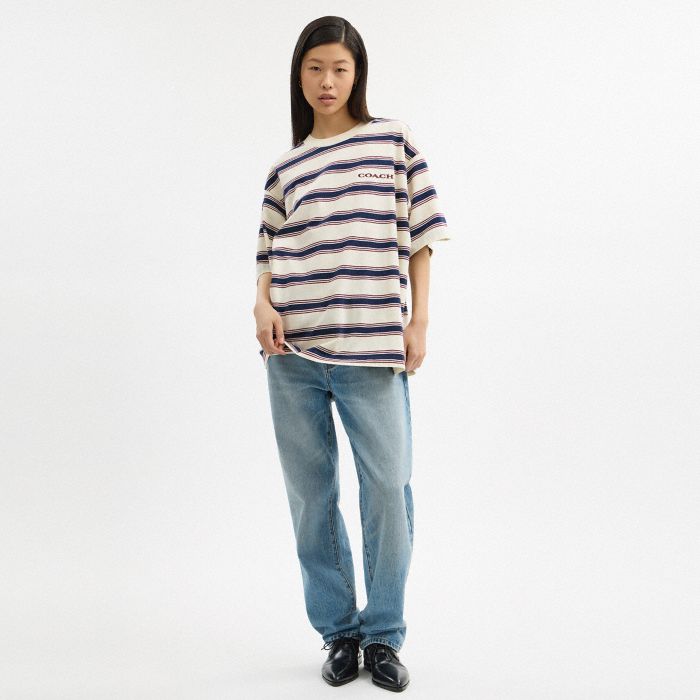 RELAXED STRIPED T-SHIRT
