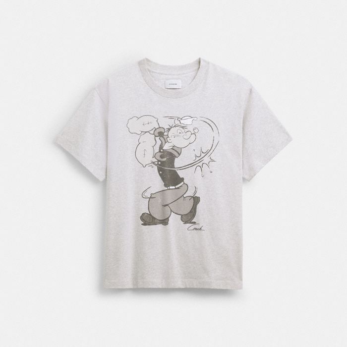 Tシャツ・カットソー COACH Coach X Popeye T Shirt CAF42 COACH X POPEYE 上衣| COACH 官方網站Official page