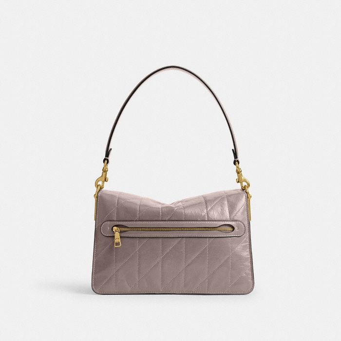 CHAIN TABBY SHOULDER BAG WITH QUILTING
