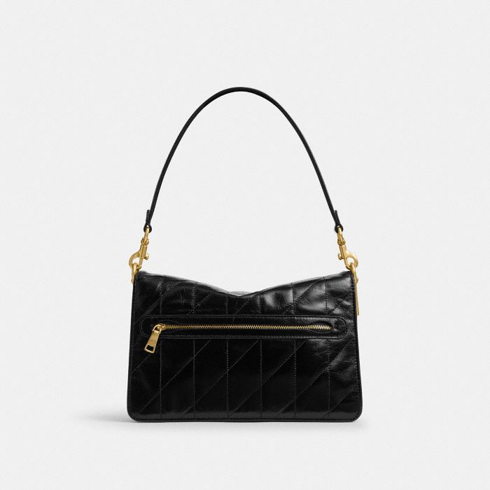 CHAIN TABBY SHOULDER BAG WITH QUILTING