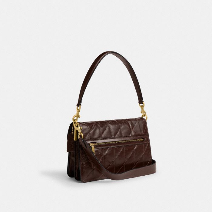 CHAIN TABBY SHOULDER BAG WITH QUILTING