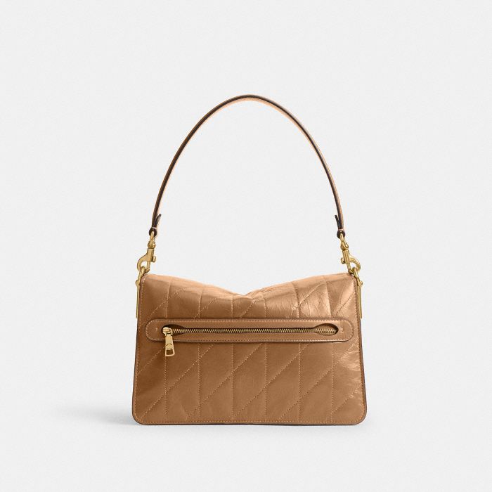 CHAIN TABBY SHOULDER BAG WITH QUILTING