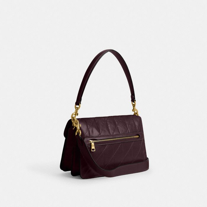 CHAIN TABBY SHOULDER BAG WITH QUILTING