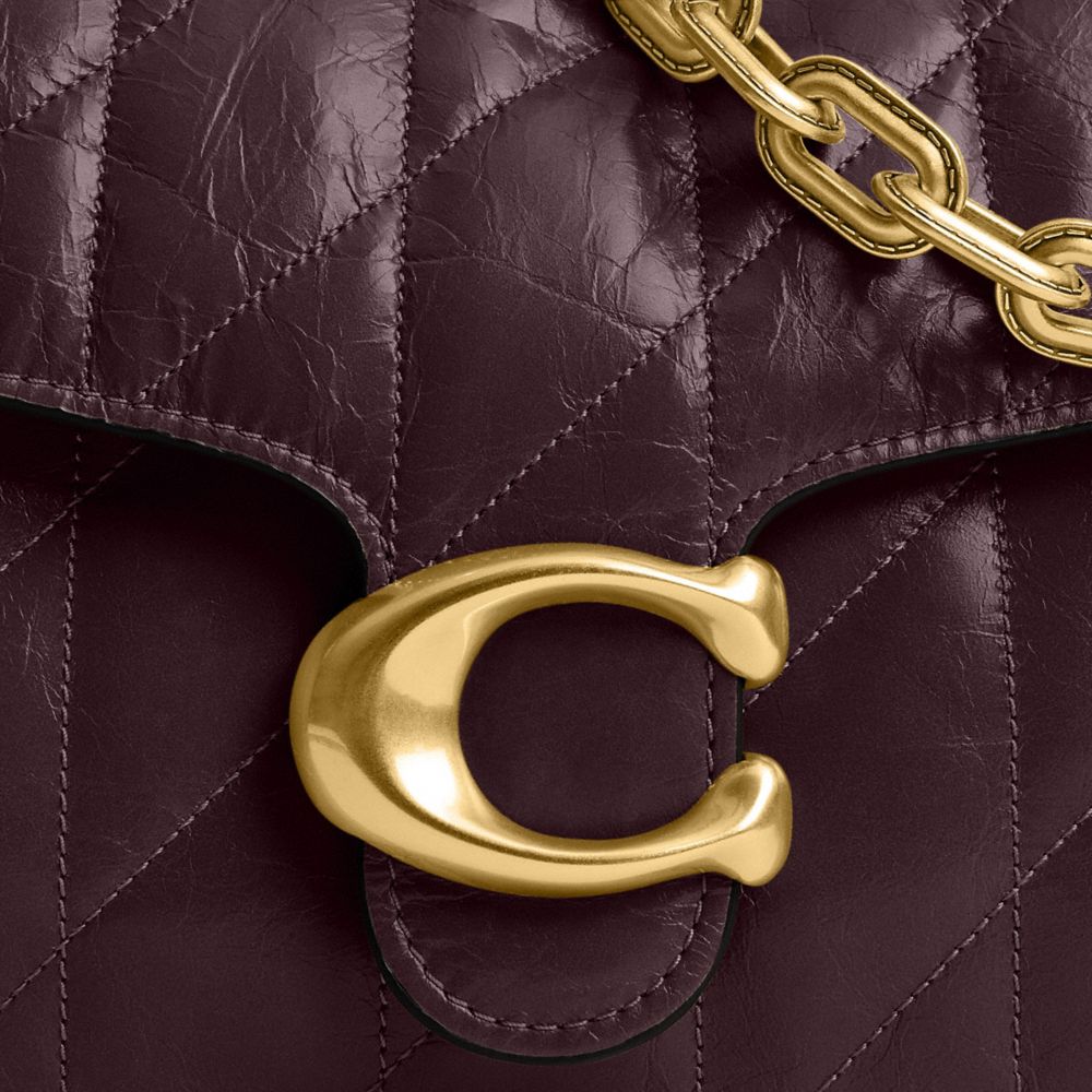 CHAIN TABBY 絎縫裝飾鏈條單肩手袋