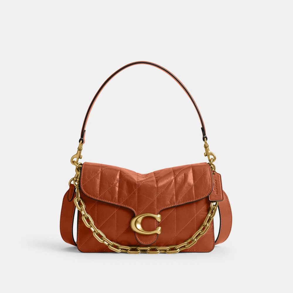 TABBY CHAIN 絎縫鏈條單肩手袋