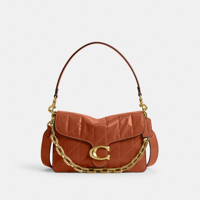 TABBY CHAIN 絎縫鏈條單肩手袋