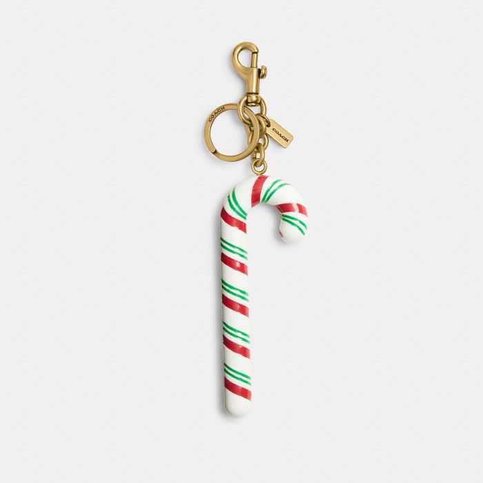 CANDY CANE BAG CHARM