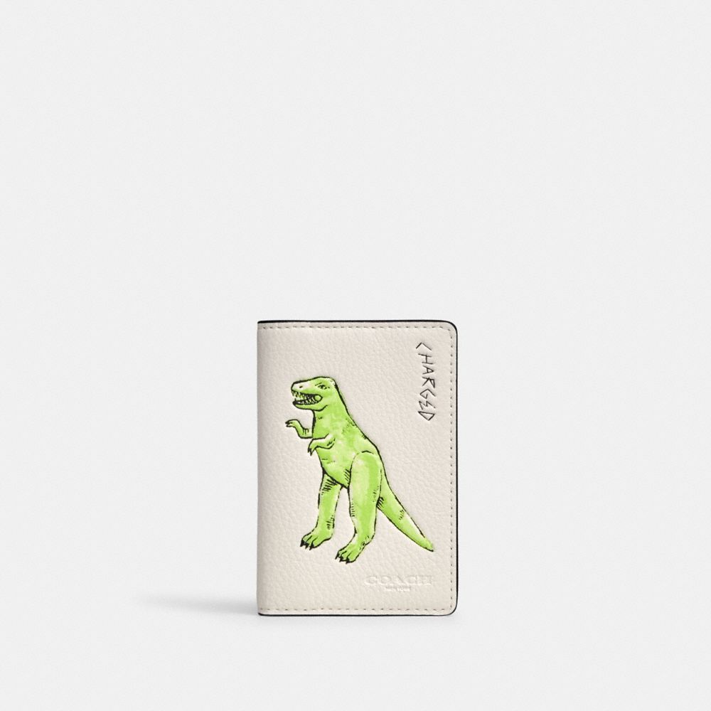 Id Wallet With Sketch Print - CAJ49 - Chalk Multi