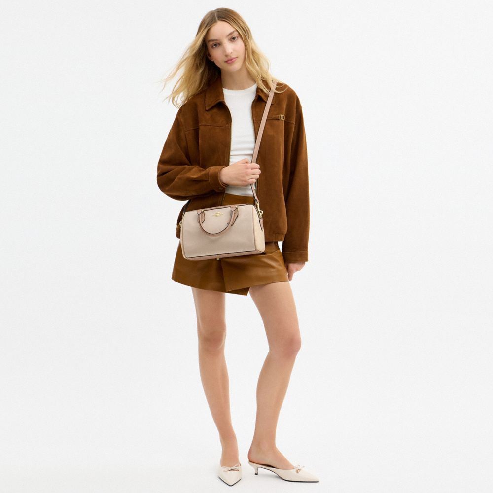 ROWAN SATCHEL BAG IN COLORBLOCK