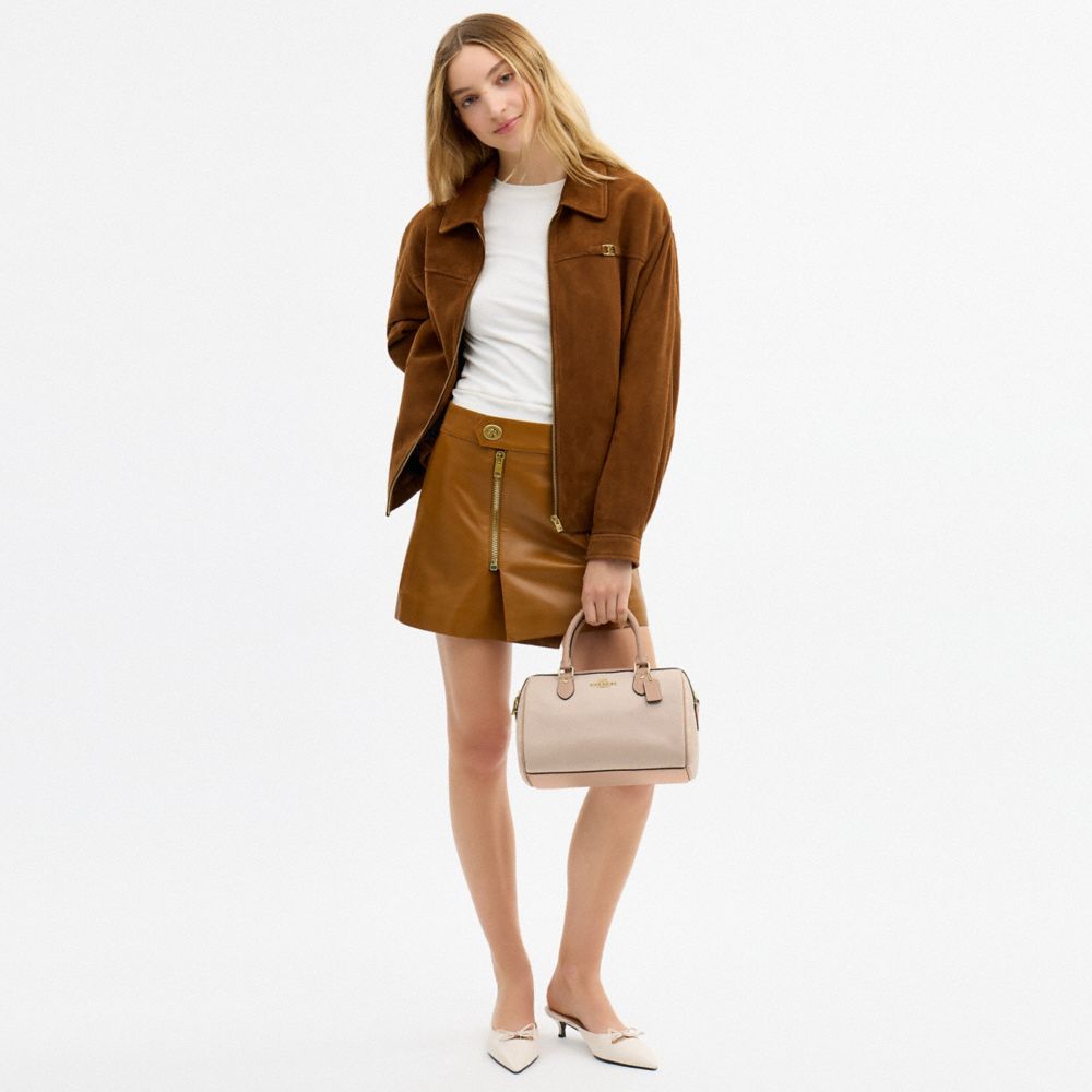 ROWAN SATCHEL BAG IN COLORBLOCK