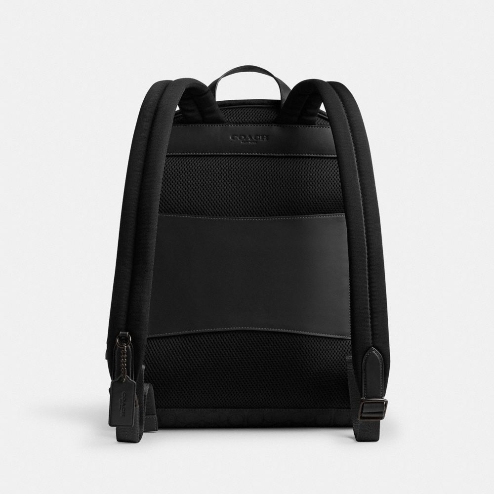 THEO BACKPACK IN SIGNATURE JACQUARD