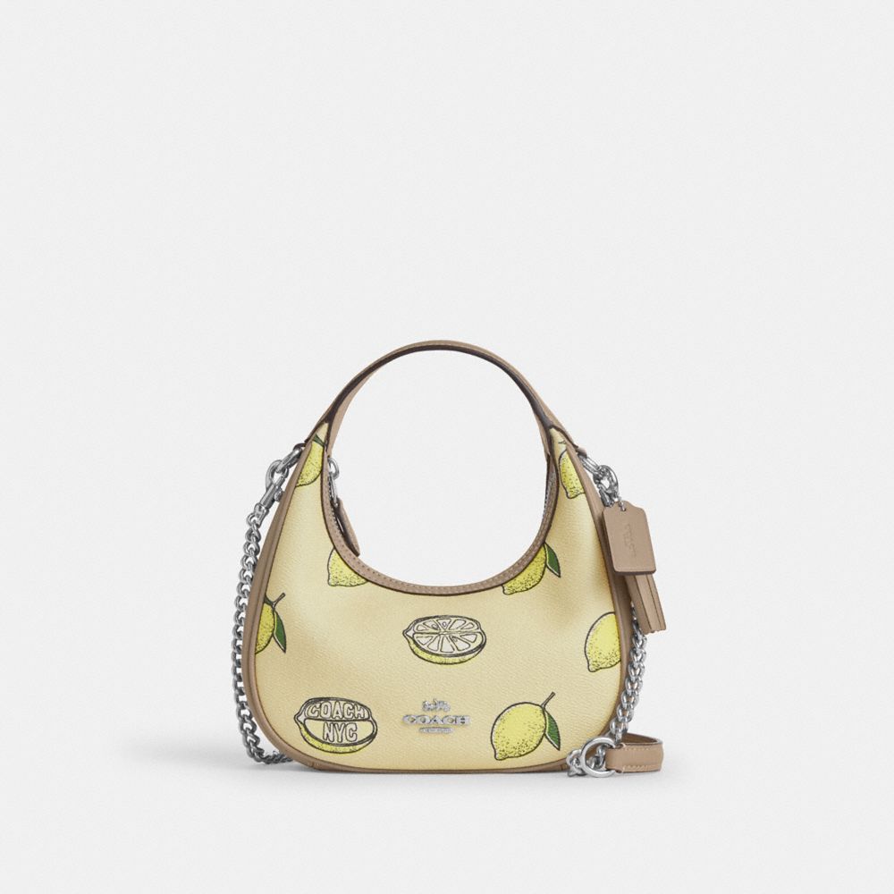 Carmen Mini Crossbody Bag With Lemon Print - CAL00 - Sv/Garden Glade Multi