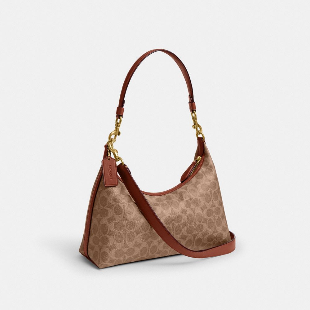 JULIET SHOULDER BAG IN SIGNATURE CANVAS