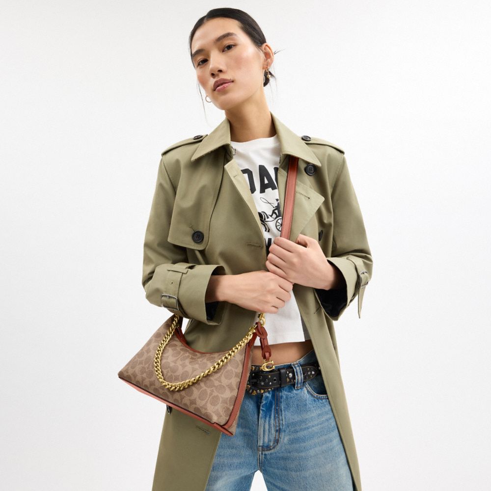 JULIET 25 經典 SIGNATURE 帆布單肩手袋