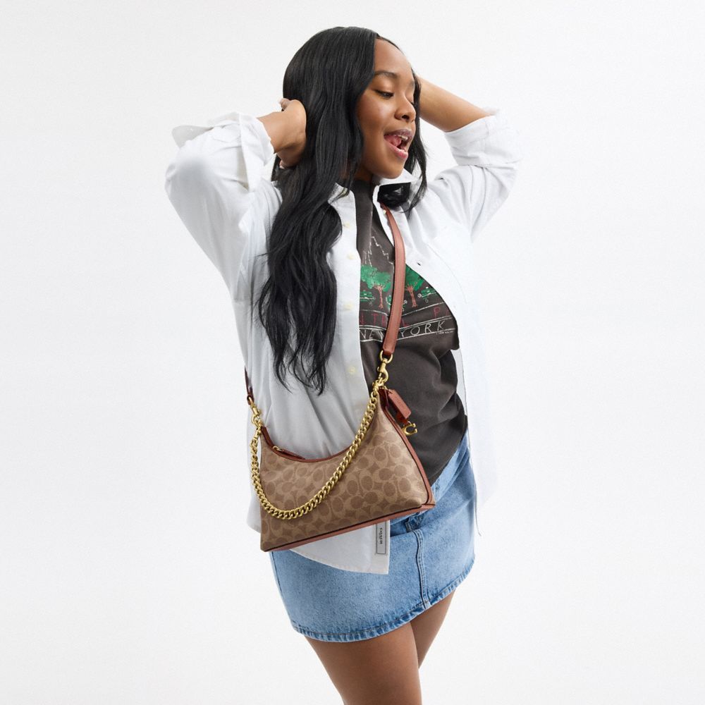 JULIET 25 經典 SIGNATURE 帆布單肩手袋