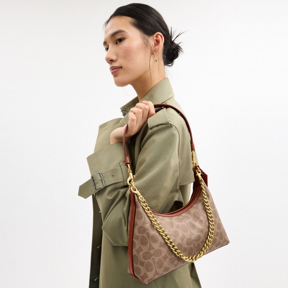 JULIET 25 經典 SIGNATURE 帆布單肩手袋