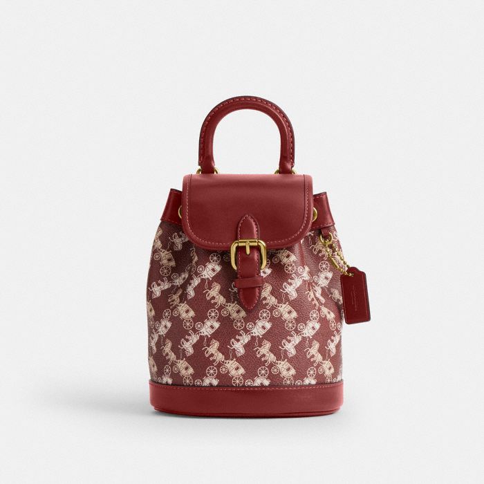 Horse and Carriage Coated Canvas Harper Backpack