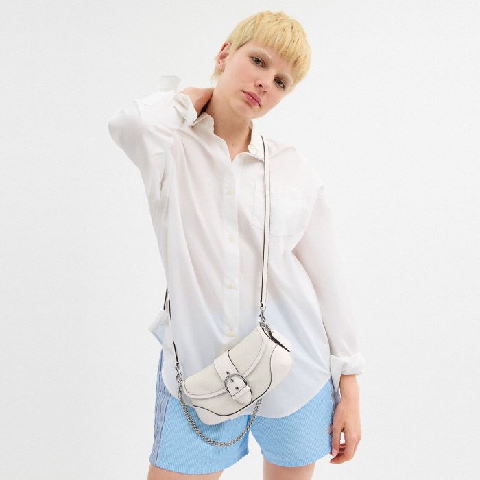 SOHO BAG 25 IN SIGNATURE JACQUARD