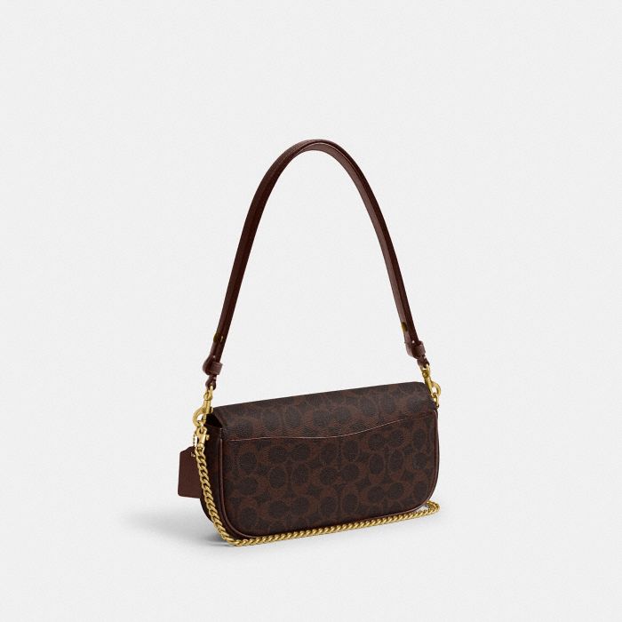 BROOK FLAP CHAIN BAG IN SIGNATURE CANVAS