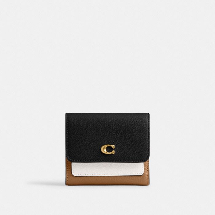 MILA SMALL FLAP WALLET IN COLORBLOCK