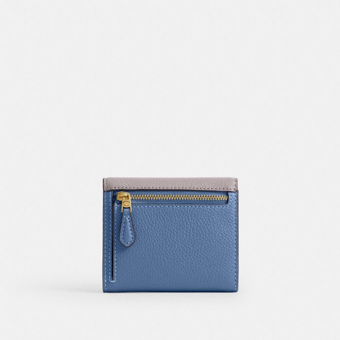 MILA 撞色小號翻蓋皮夾