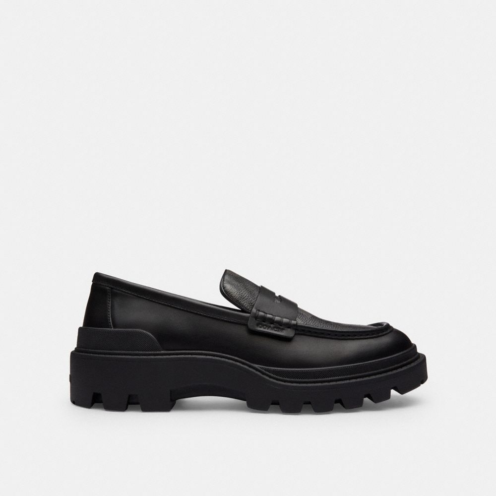 PLATFORM LOAFER WITH SIGNATURE CAMO PRINT