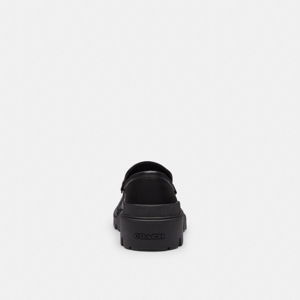 PLATFORM LOAFER WITH SIGNATURE CAMO PRINT
