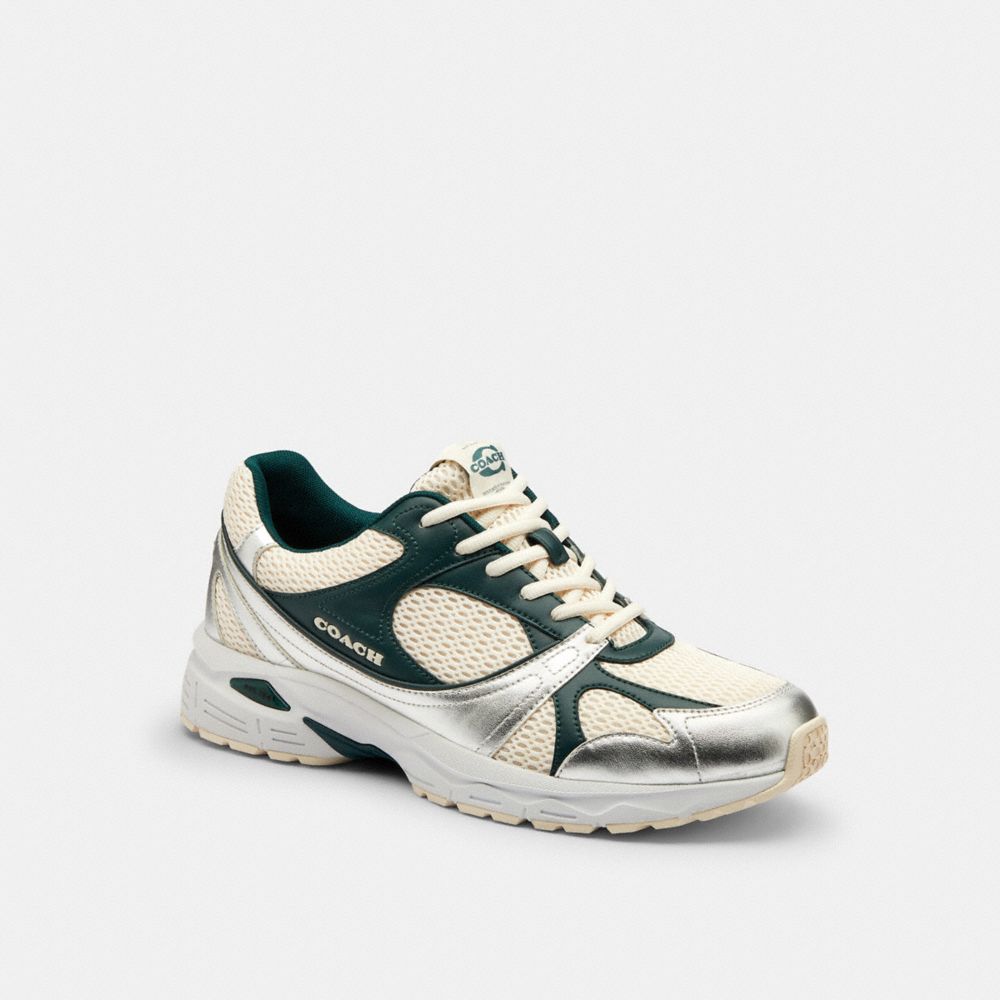 COACH CAP61 Sport Sneaker Kelly-Green-Multi