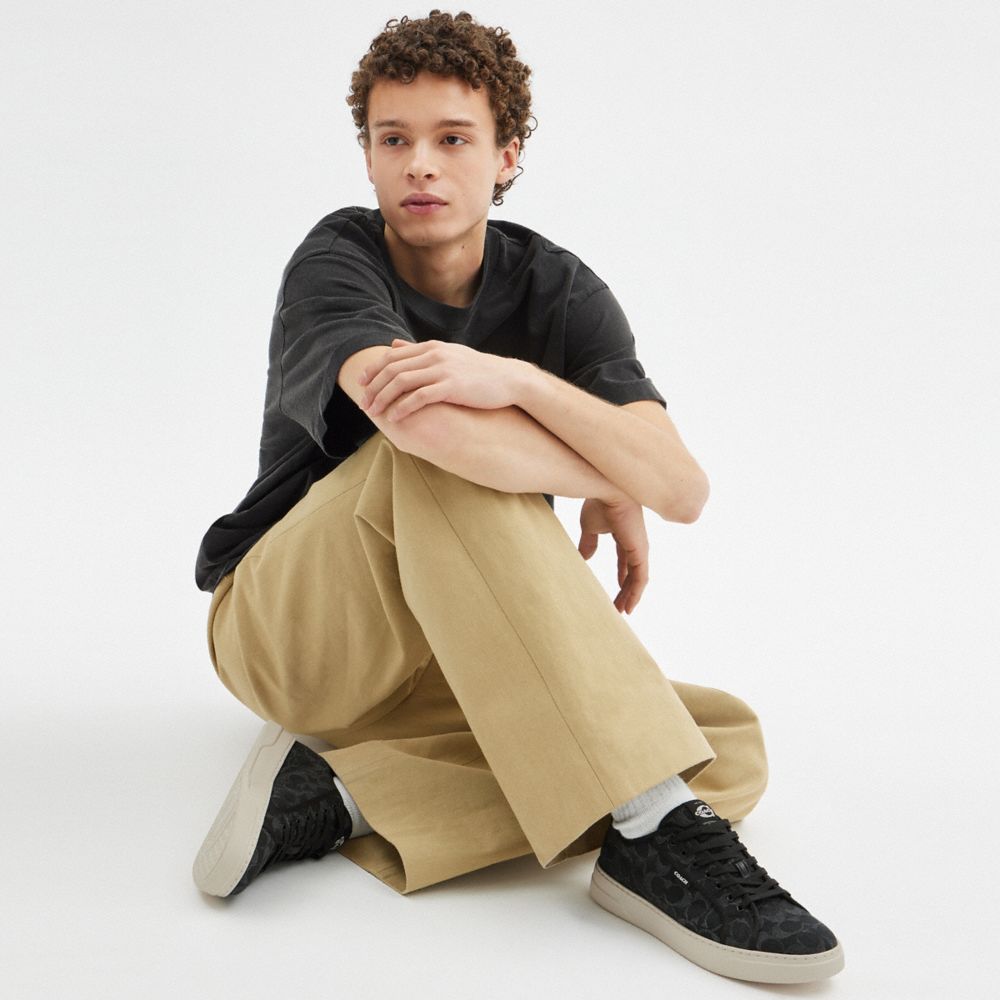 SNEAKER IN SIGNATURE DENIM