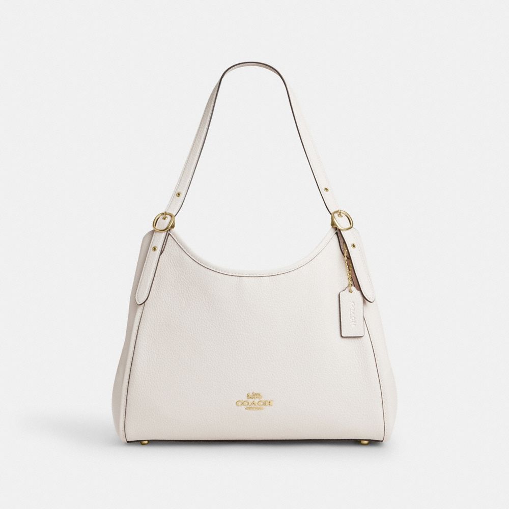 Erin Shoulder Bag - CAQ86 - Gold/Chalk