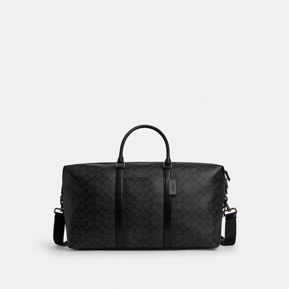 Trekker Bag 52 In Signature Canvas - CAR75 - Gunmetal/Charcoal/Black