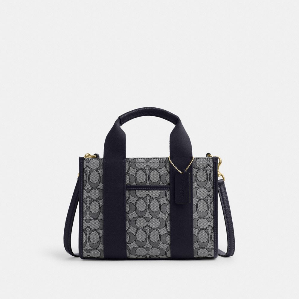 COACH CAR78 Smith Tote Bag 24 In Signature Jacquard GOLD/NAVY/MIDNIGHT NAVY