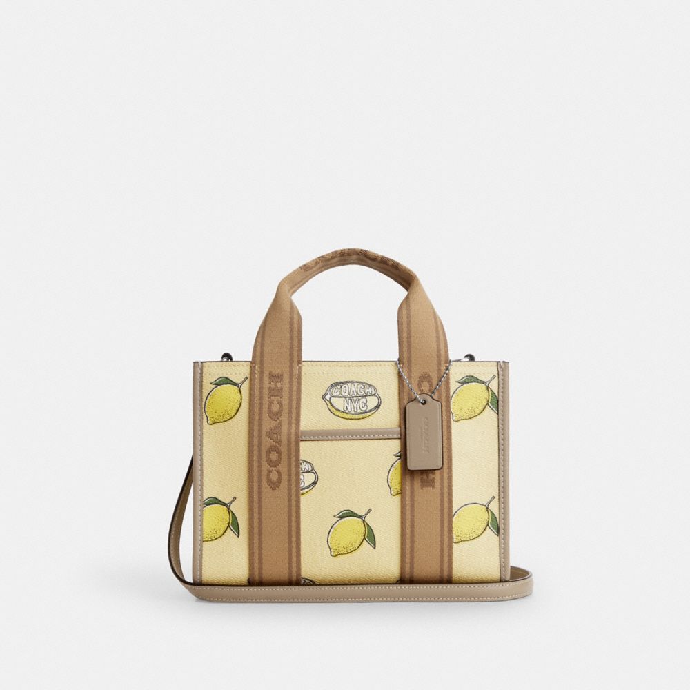Smith Tote Bag 24 With Lemon Print - CAR79 - Sv/Garden Glade Multi
