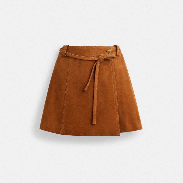 SUEDE SKIRT