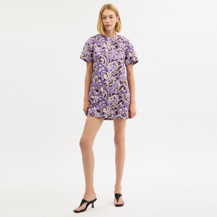 CANVAS T SHIRT DRESS