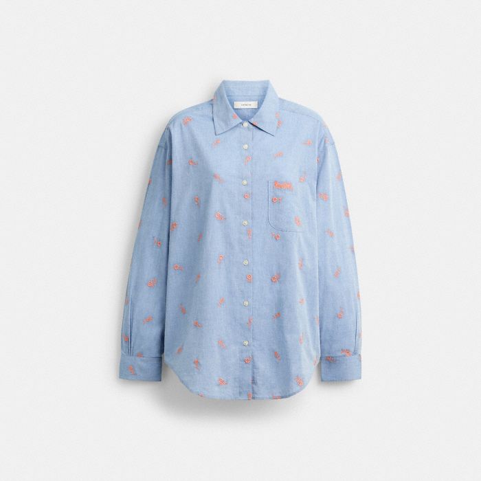 FLORAL EMBROIDERY SHIRT
