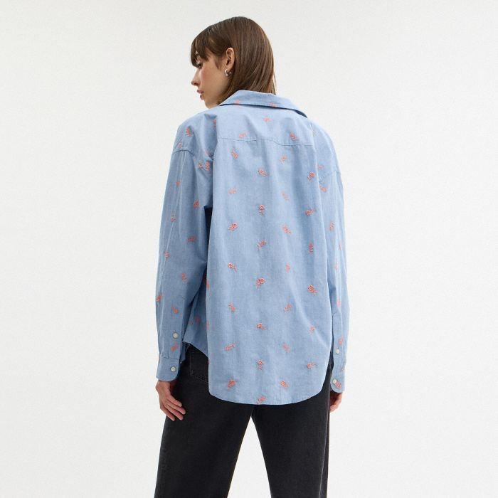 FLORAL EMBROIDERY SHIRT