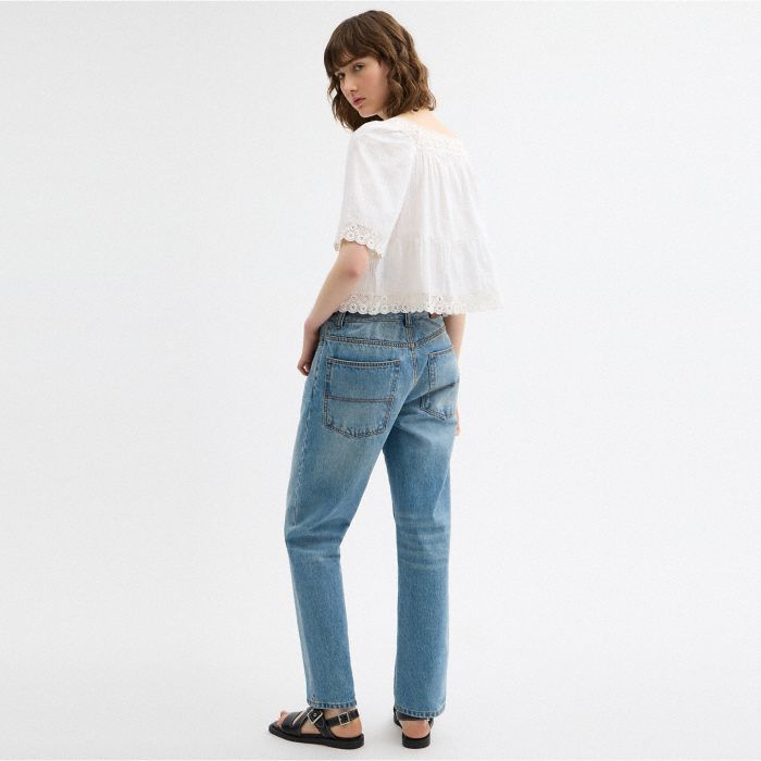 CROCHET TRIM TOP