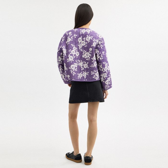 QUILTED FLORAL JACKET