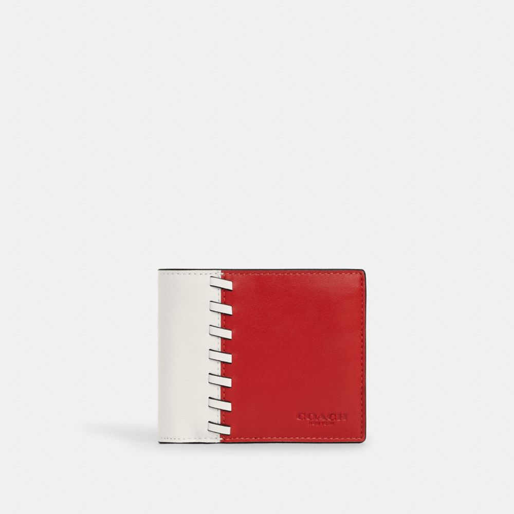 3 In 1 Wallet With Whipstitch - CAX59 - Sport Red/Chalk