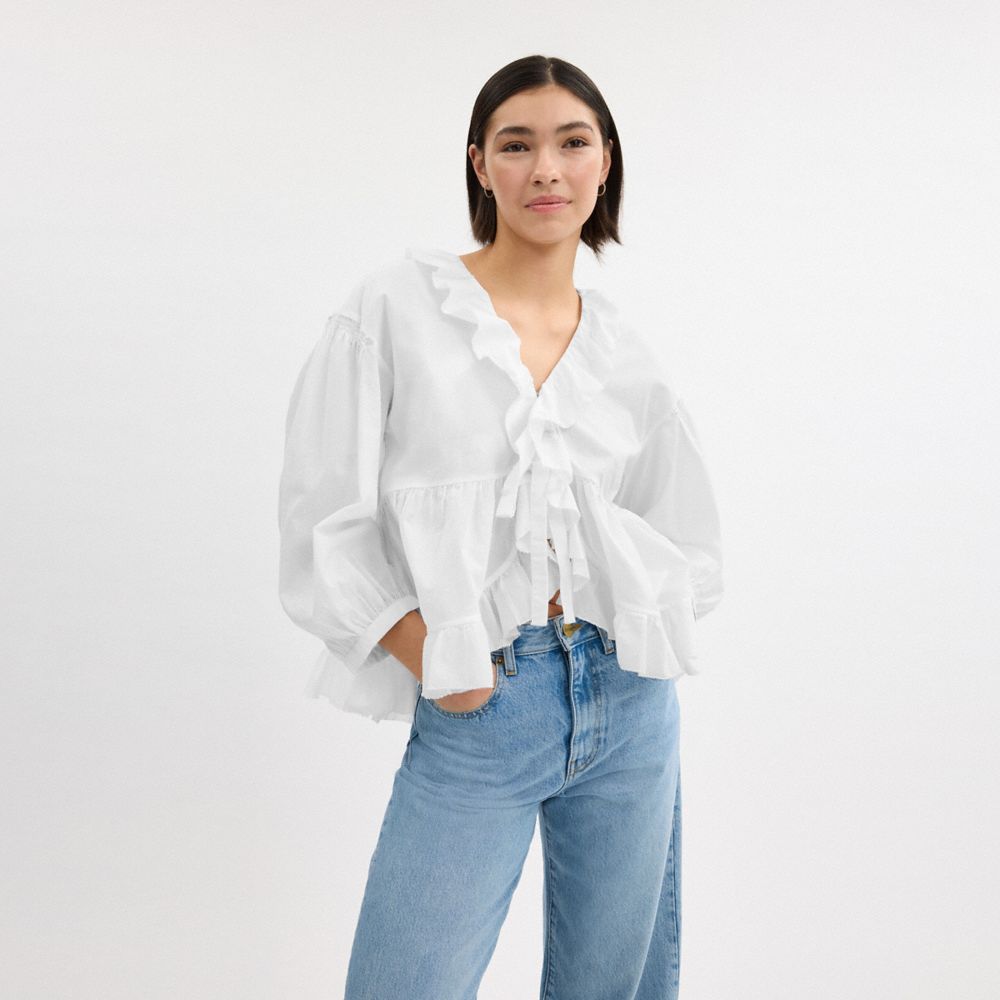 RUFFLE BLOUSE