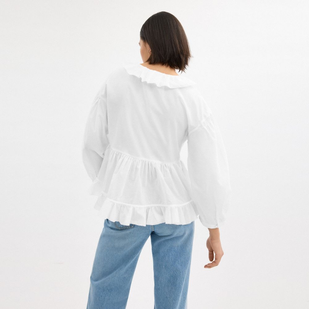 RUFFLE BLOUSE