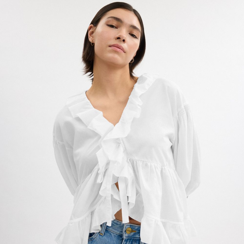 RUFFLE BLOUSE