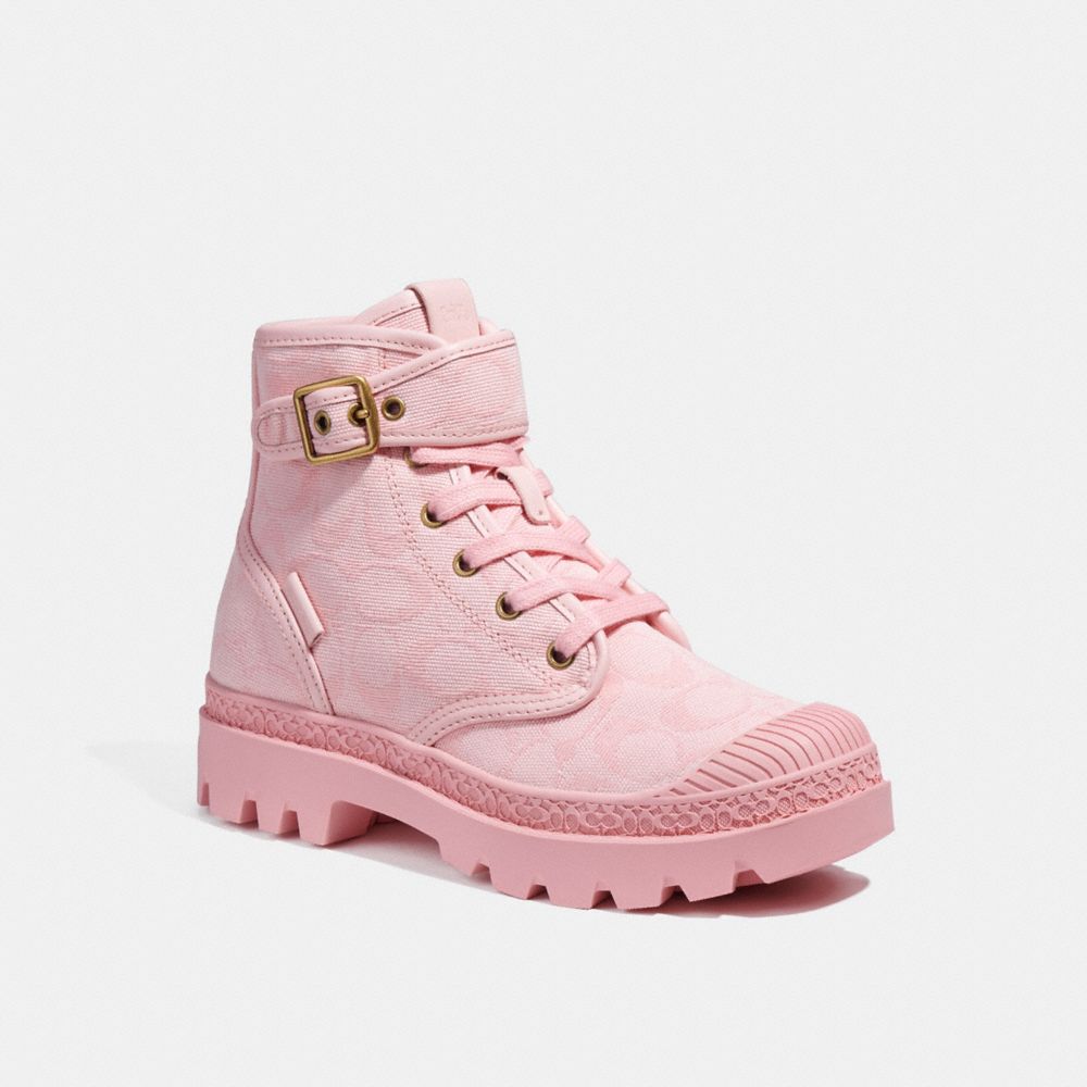COACH CB028 Trooper Mid Top Boot Crystal Rose