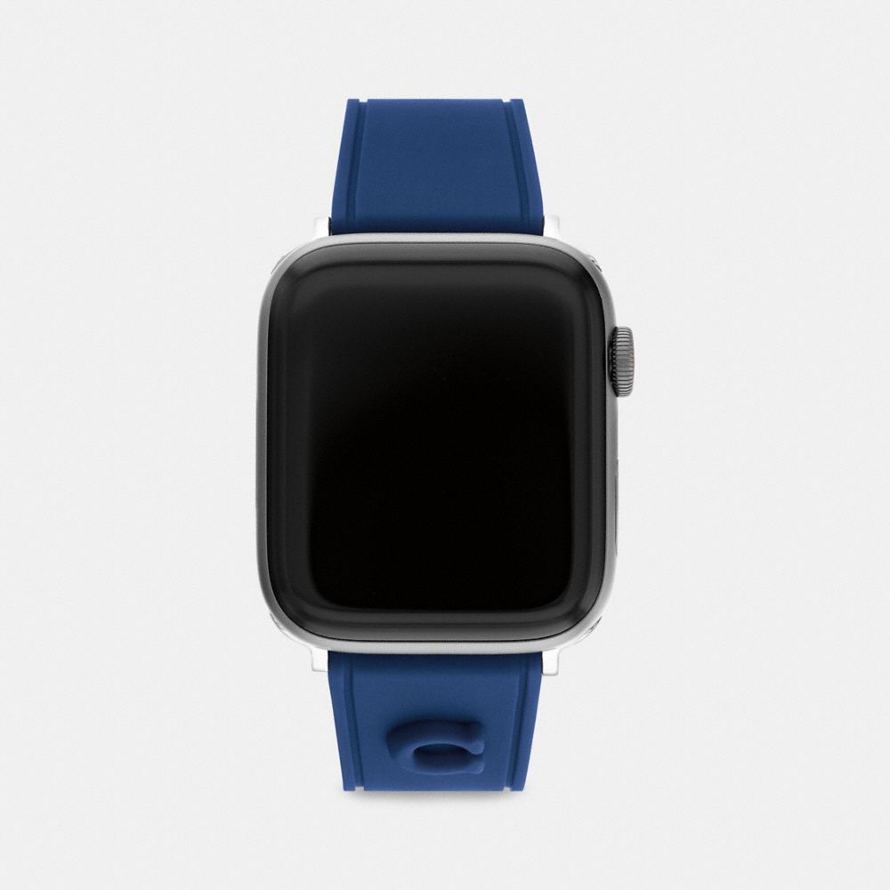 COACH Apple Watch® Strap, 42 Mm And 44 Mm - NAVY - CB244